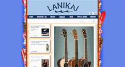Desktop Screenshot of lanikai-ukulelen.de